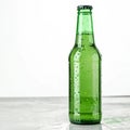 Green bottle isolated on white background Royalty Free Stock Photo