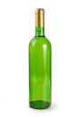 Green bottle with wine Royalty Free Stock Photo