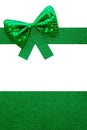 Green Bowtie Gift Background