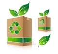 Green box Royalty Free Stock Photo