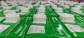 green box with white cap UHT Milk Royalty Free Stock Photo