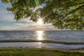 Sunset Over Lake Nipissing in North Bay, Ontario 1 Royalty Free Stock Photo