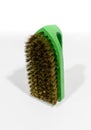 Green brass scrub brush