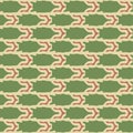 green brick wall tiles seamless vector pattern