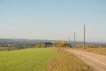 Green bright field in Russia. Nature of Russia Royalty Free Stock Photo