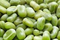 Green broad beans Royalty Free Stock Photo