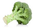 Green broccoli cabbage isolated Royalty Free Stock Photo