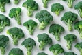 green broccoli white background Royalty Free Stock Photo