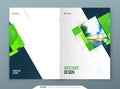 Green Brochure Cover Template Layout Design. Corporate business annual report, catalog, magazine, flyer mockup. Creative Royalty Free Stock Photo
