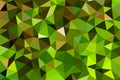 Green brown camouflage low polygonal background vector