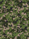 Green brown camouflage pattern Royalty Free Stock Photo