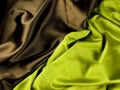 Green brown satin Royalty Free Stock Photo