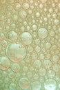 Green Bubble Closeup background Royalty Free Stock Photo