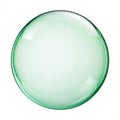 Green bubble level on white background Royalty Free Stock Photo