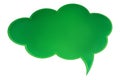 Green bubble talk Royalty Free Stock Photo