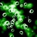 Green bubbles Royalty Free Stock Photo