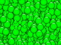 Green bubbles texture