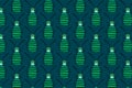 Green bug pattern on green. Insects dark background Royalty Free Stock Photo