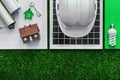 Green building and alternative energies Royalty Free Stock Photo