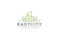 Green Building Ecology Town Modern Business Logo