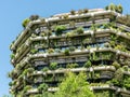 Green Building Facade Details In Barcelona Royalty Free Stock Photo