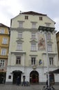 Green building at the Main Square