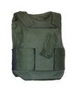 Green bulletproof jacket Royalty Free Stock Photo