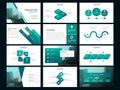 Green Bundle infographic elements presentation template. business annual report, brochure, leaflet, advertising flyer, Royalty Free Stock Photo