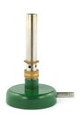 Green Bunsen burner Royalty Free Stock Photo