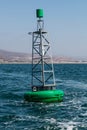 Green Buoy in Ensenada Harbor