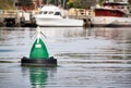 Green buoy