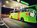 Green bus travel