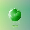 Green Business Background Environment Vector Water drops Royalty Free Stock Photo