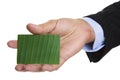 Green Business Card Royalty Free Stock Photo