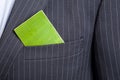 Green Business Card Royalty Free Stock Photo