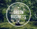 Green Business Earth Ecology Environment Concept Royalty Free Stock Photo
