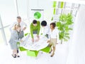Green Business Meeting Office Concept