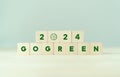 Green business in 2024. Sustainable environmental development .