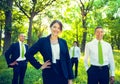 Green Business Team Environment Forest Concept Royalty Free Stock Photo
