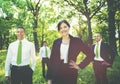 Green business team Meeting Environmental Concept Royalty Free Stock Photo