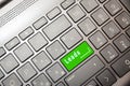 Green button on the computer with the text Leads