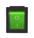 Green button on white background