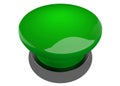 Green buzzer button Royalty Free Stock Photo