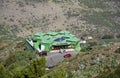 Green Cafe La Caldera , Gran Canaria Royalty Free Stock Photo