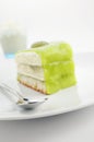 Green cake Royalty Free Stock Photo