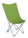 Green camping chair 3D Royalty Free Stock Photo