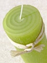 Green candle Royalty Free Stock Photo