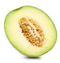 Green cantaloupe melon