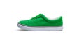 Green canvas shoes isolated on white background Royalty Free Stock Photo