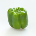 Green capsicum or sweet pepper Royalty Free Stock Photo